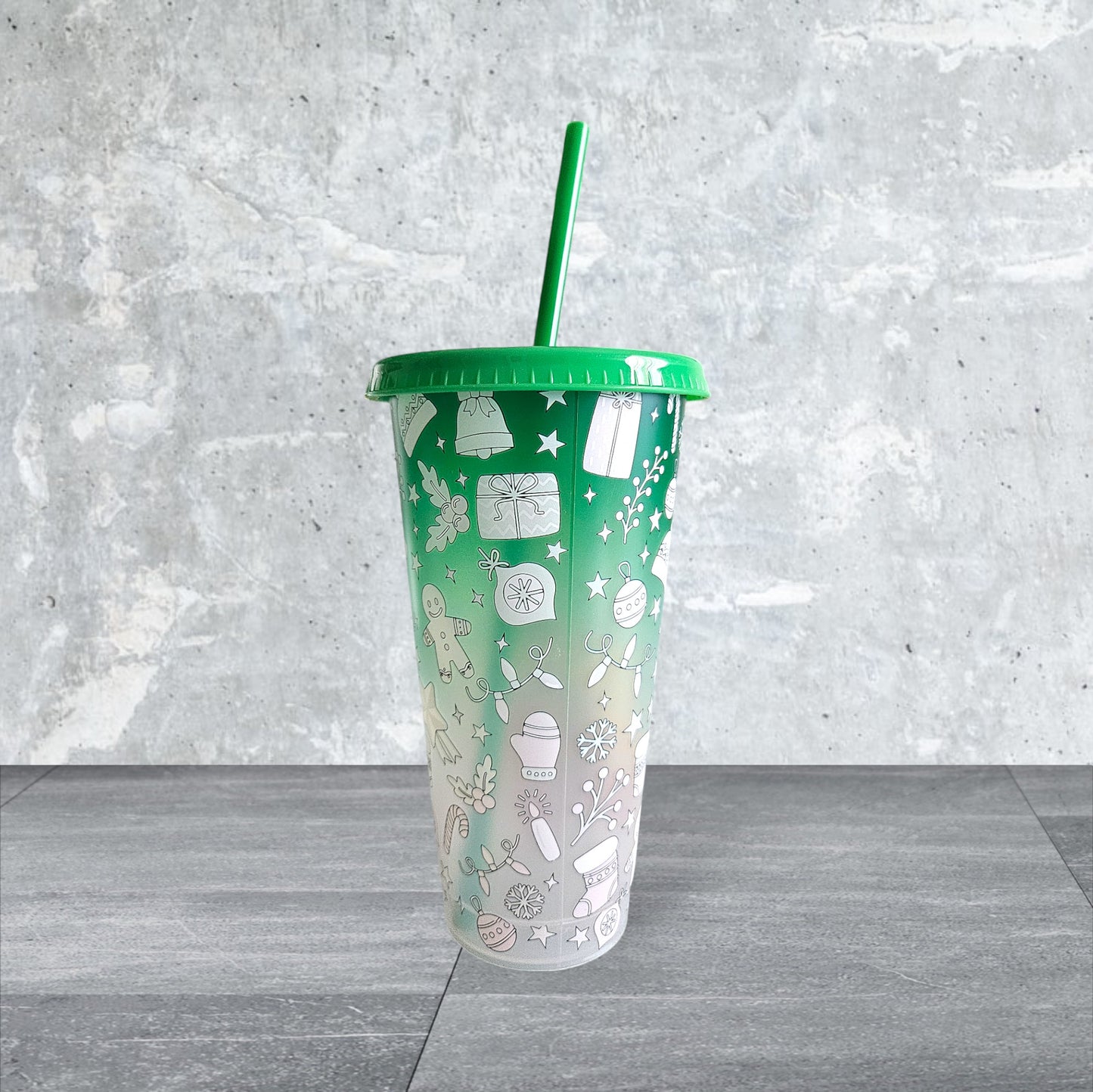 Christmas Color Changing Cold Cup