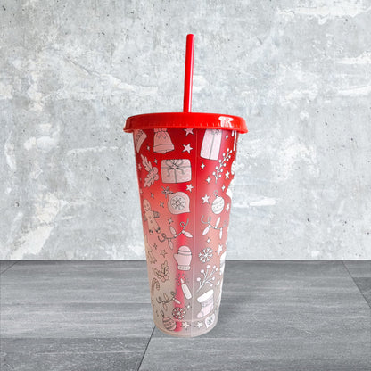 Christmas Color Changing Cold Cup