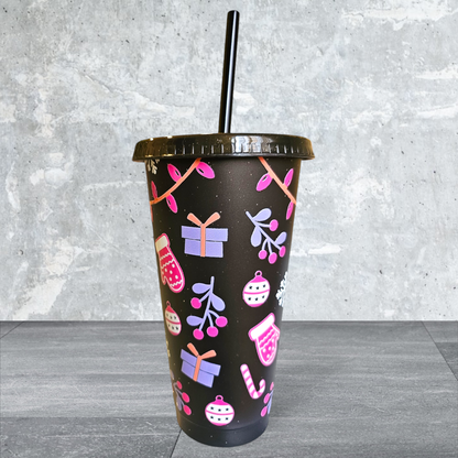 Christmas Mixed Ornaments Cold Cup